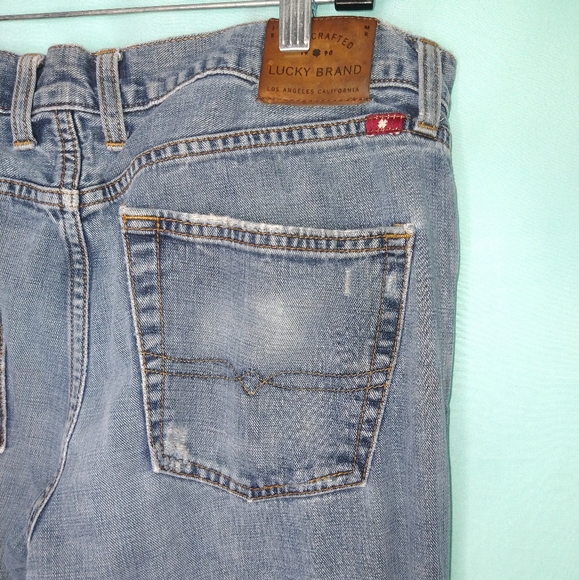 Lucky Brand denim blue jeans 361 vintage straight W34 L32 - Picture 8 of 9